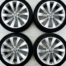 Genuine VW Scirocco 18" Passat Eos Interlagos Alloy Wheels 235 Tyres 3C8601025AB