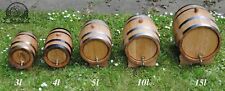 New Oak Barrel Multiple Sizes 1 2 3 4 5 6 10 15 20 liters