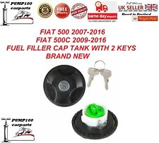 FUEL CAP FOR FIAT 500 / 500C 2007-2016 PETROL DIESEL FILLER LOCKING TANK & KEYS