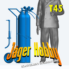 T45 1/24 Oxy-Acetylene Gas Welding & Cutting Set – Multi Scale Model Accessory