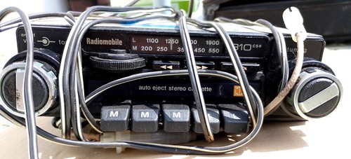 Vintage car radio - vintage,
