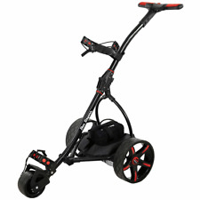 BEN SAYERS 2025 18 HOLE LITHIUM ELECTRIC GOLF TROLLEY BLACK-RED +FREE GIFT PACK
