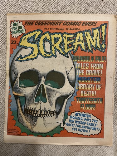 Scream comic 3 7th april - comic, no#