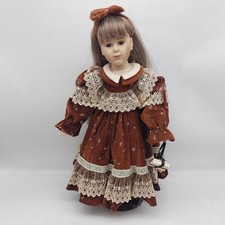 Alberon Porcelain Doll In A
