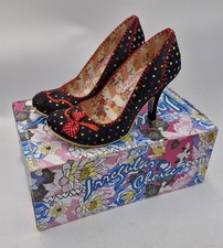 Irregular Choice Black Polka