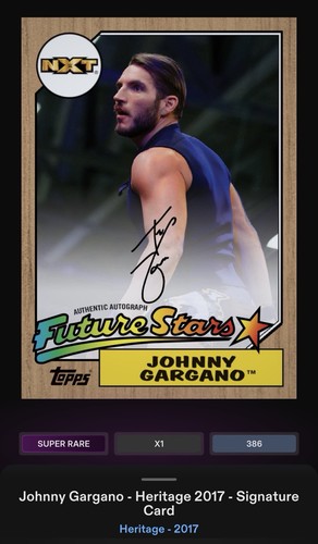 2017 topps slam digital - slam, johnny