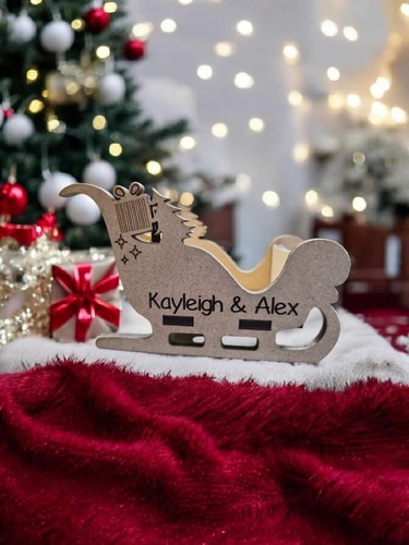 Christmas santa sleigh mini - sleigh,