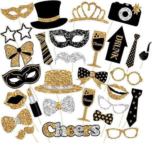 30pcs photo booth props - 30pcs,