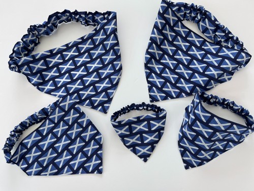 Scotland flag scrunchie - scotland,