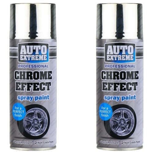 Silver chrome effect - silver, spray