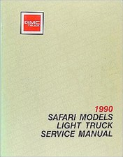 1990 GMC Safari Van Workshop