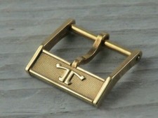 FIBBIA JAEGER LECOULTRE  LAMINATA ORO 14 mm BUCKLE JAEGER 14 mm GOLD PLATED