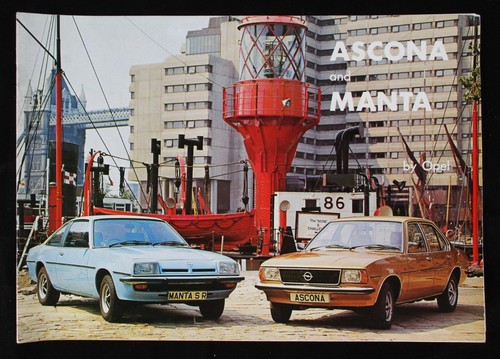 Vintage opel ascona - ascona, manta