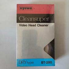 KYOWA Beta Betamax BT-280 Video Head Cleaning Cassette Tape f/ Players Recorders