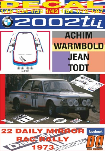 Decal bmw 2002 tii - bmw,