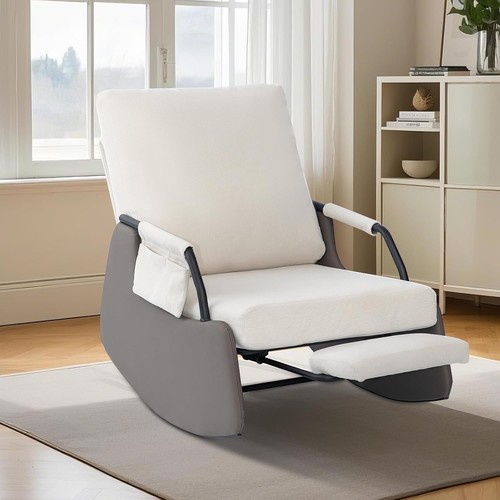 Upholstered nursery rocking - nursery,