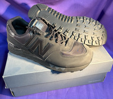 New Balance Mens 574 Outdoor Pack Triple Black ML574FV Size 11  D NIB RARE NOS