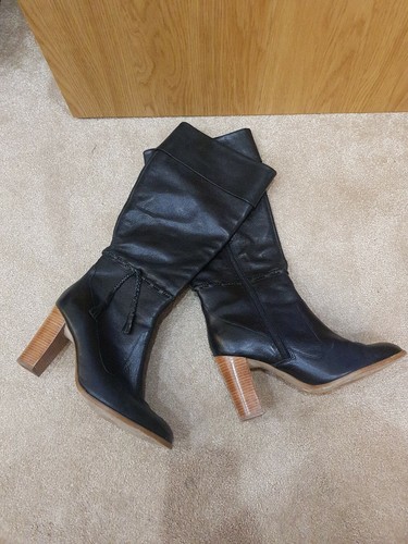 Topshop knee high - knee, leather