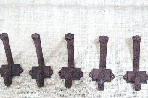 Numbered cast iron - numbered,