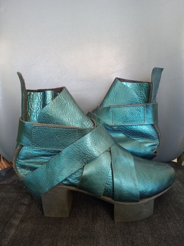 Trippen blue calfskin leather - trippen,
