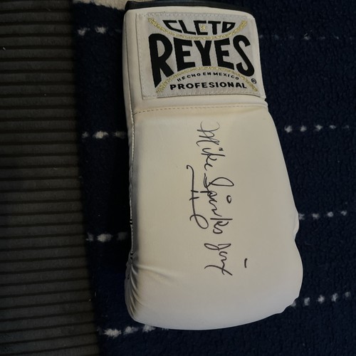 Michael spinks signed - michael,