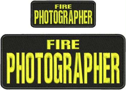 Fire photographer embroidery - fire,