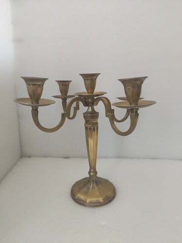 Candle brass candelabra - 5,