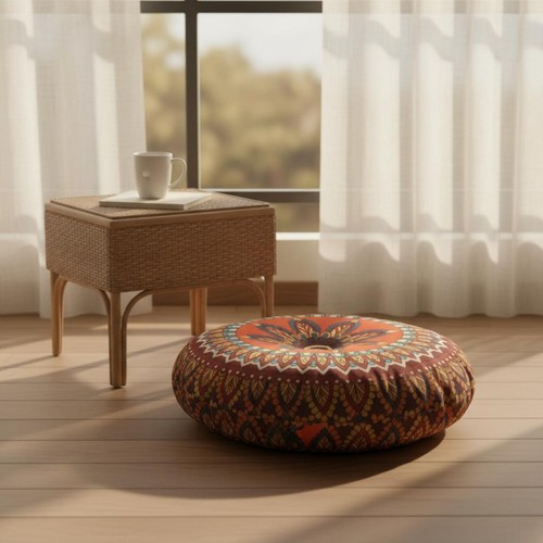 Zafu cushion thick padded - thick,
