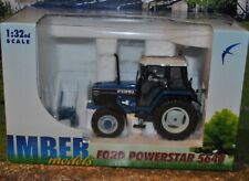 IMBER 1/32 , FORD 5640 SLE 4WD BLUE TRACTOR & LINKAGES ,NEW OLD STOCK