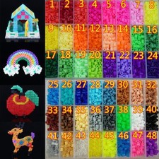 1000pcs/bag 5mm Hama Beads Perler Beads Craft Pegboard Activity Fuse Beads