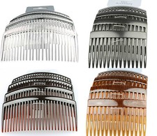 HAIR COMBS HAIR SLIDES 4 PACK