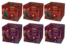 Starlytes Glass Jar Candle 85g / 3oz (Pack of 3) Apple Cinnamon or Mulled Wine