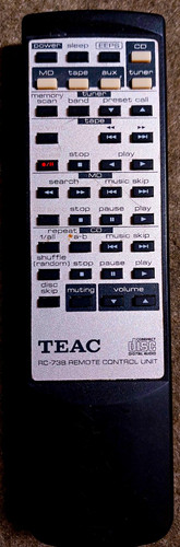 Teac 738 wireless remote - rc-738,