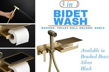 Designer Luxury Handheld Bidet Toilet Jet Spray Hygienic Douche Shower Kit