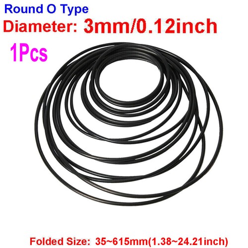 3mm round type rubber drive - o,