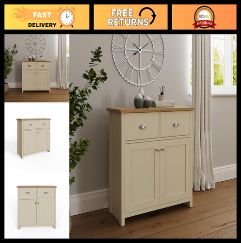 Compact cream oak - cream, effect