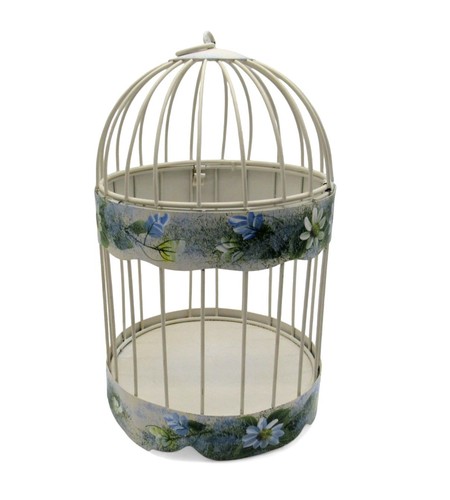 Vintage metal decorative bird - metal,