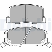 Rear Disc Brake Brake Pad Set Delphi LP574 Fits Toyota MR2 Braking System
