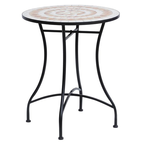Mosaic table round ceramic - table,