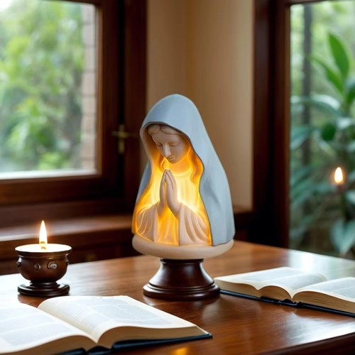 Religious night light mary - night,