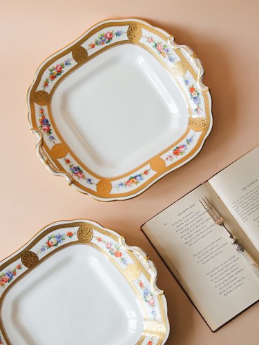 Antique minton etched - x,