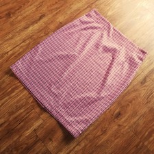 M&S UK 16 Long Plaid Pink Mix