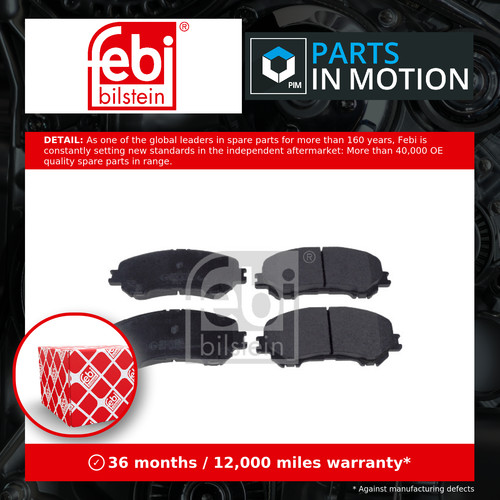 Brake pads set fits - pads,