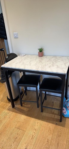 Breakfast bar table and - ,