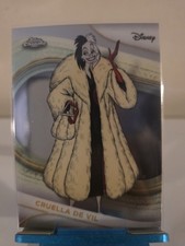CRUELLA DE VIL DISNEY TOPPS CHROME CARD #103. PACK FRESH.