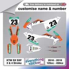 CUSTOM KTM MX Graphics Kit