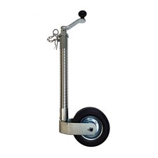 Jockey Wheel 48mm Ribbed Outer Tube 300kg Max Load Heavy Duty - Maypole 9742