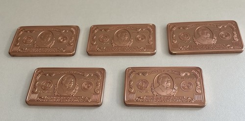 Copper bullion bars - 5, 1