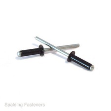 BLACK POP RIVETS ALUMINIUM
