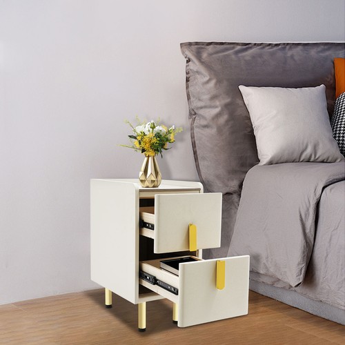 Narrow bedside table with - bedside,